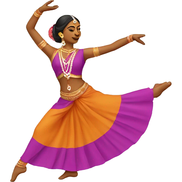 Indian classical dance  emoji