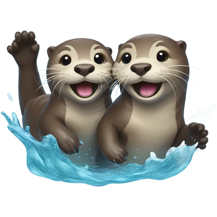otters love emoji