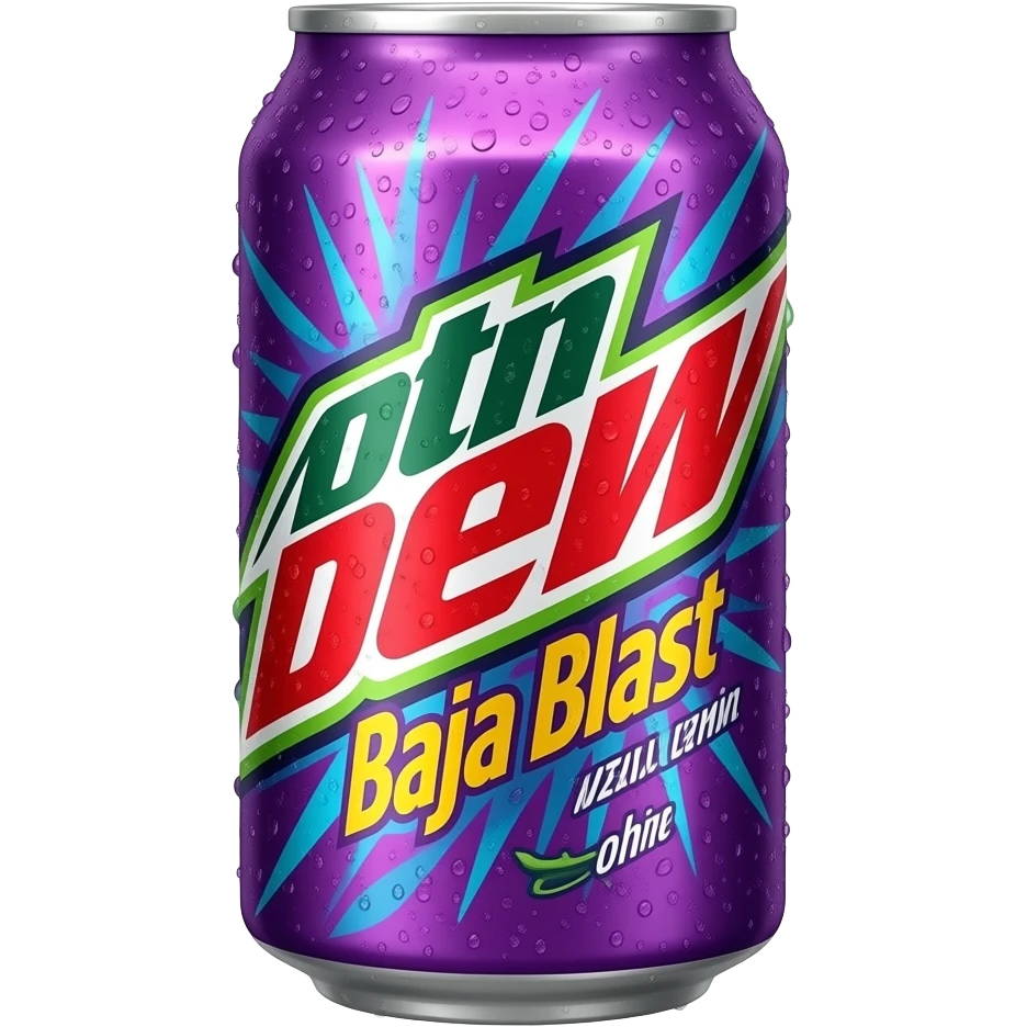 Mountain dew Baja blast drink emoji