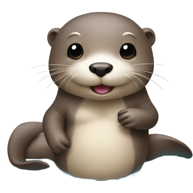 a cute otter wear a bikini emoji