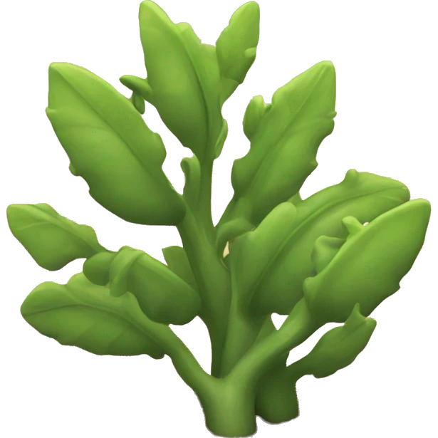 A plant in an arid region emoji
