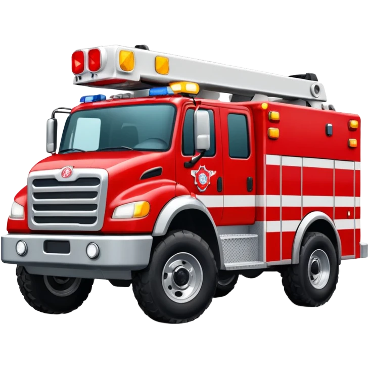 Search & Rescue Truck in USA. emoji