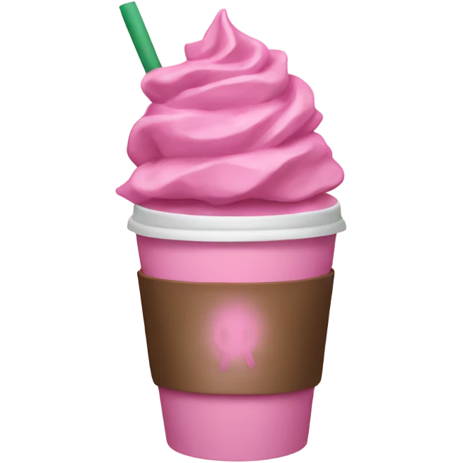 pink starbucks emoji