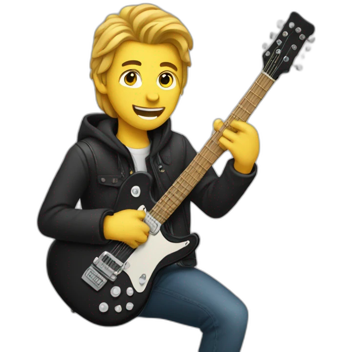 Guitar player emoji