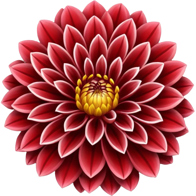 Crimson dahlia emoji