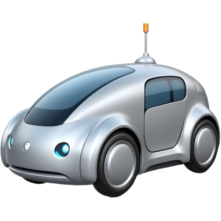 future delivery car robot emoji