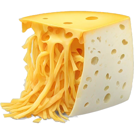 Shredded cheese emoji