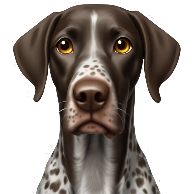 German shorthaired pointer emoji