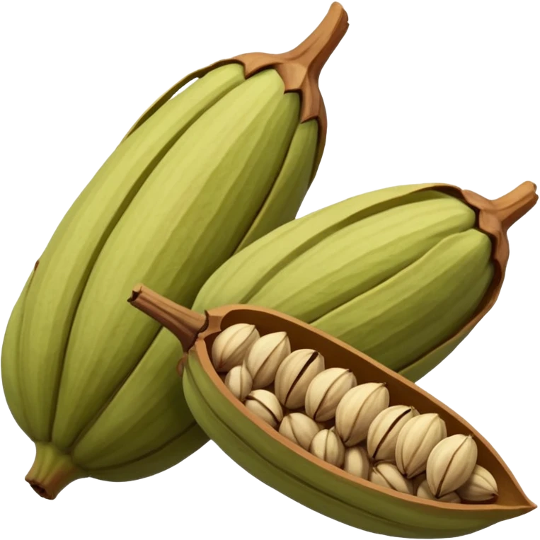 Cardamom original hyperrealistic  emoji