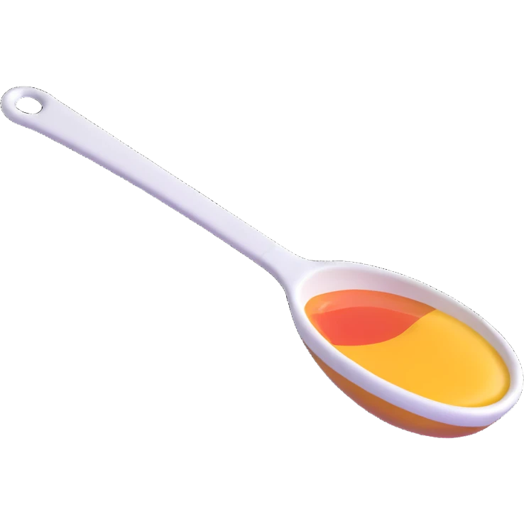 liquid medicine in a measuring spoon emoji