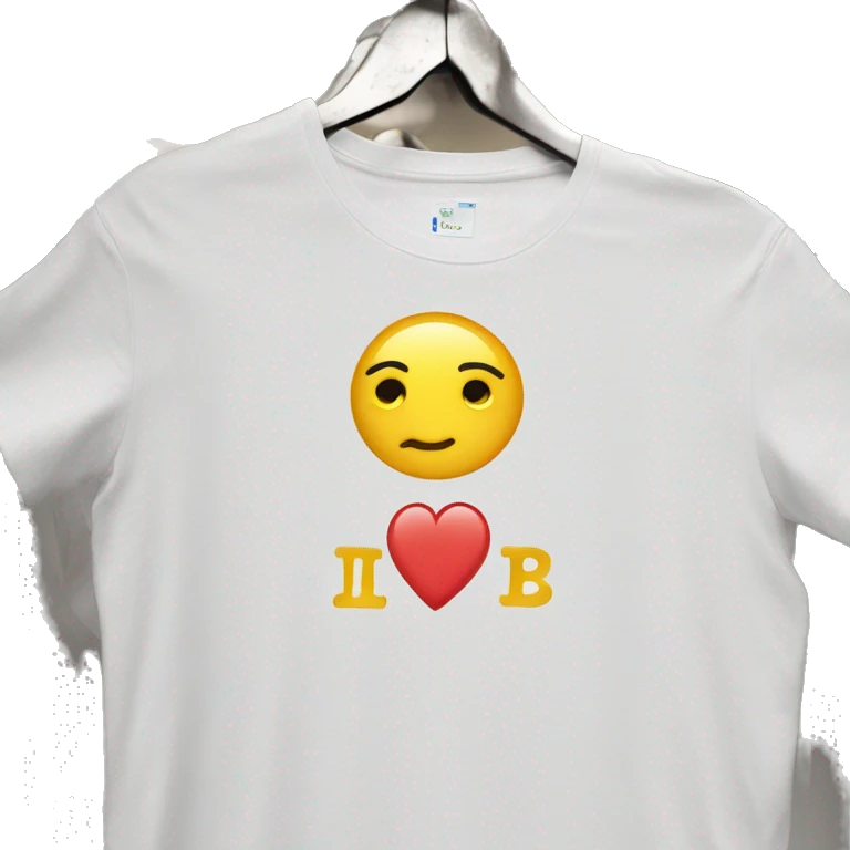 T-shirt with the inscription “I ❤️lera ” emoji