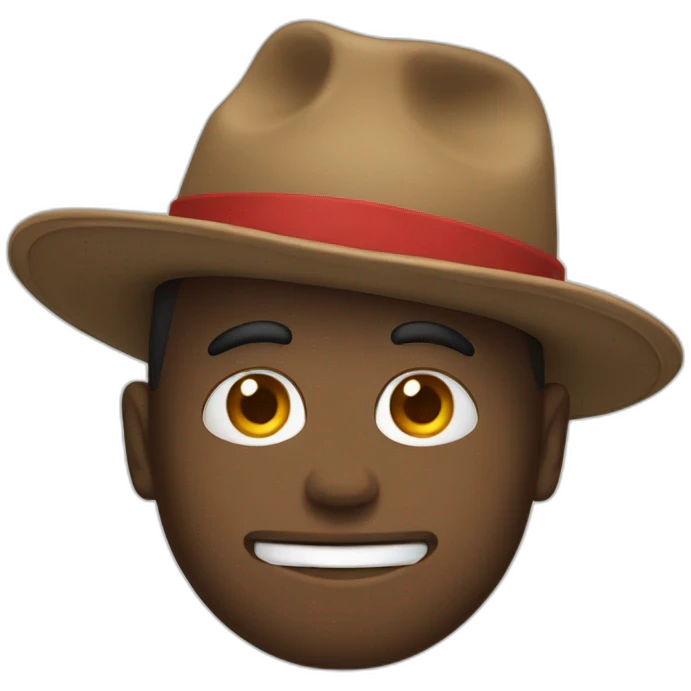 bruger with hat emoji