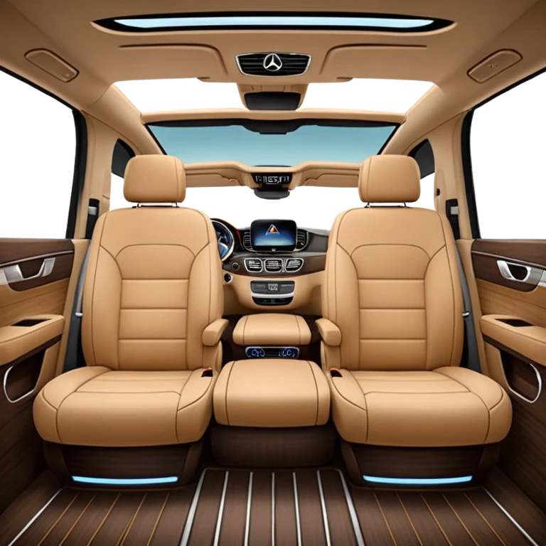 Mercedes Benz V Class Spacious cabin emoji