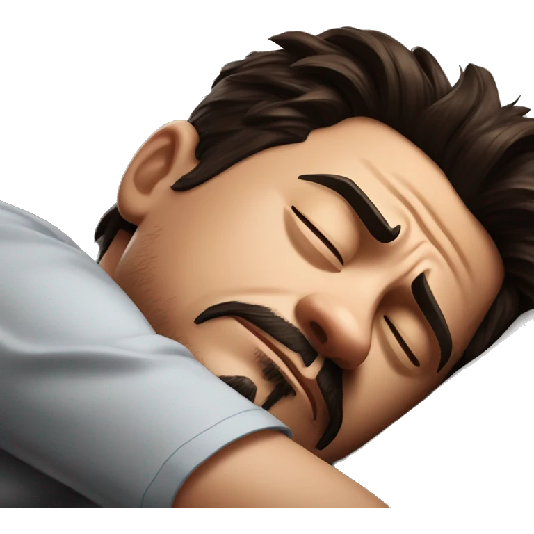 Tony Stark sleeping emoji