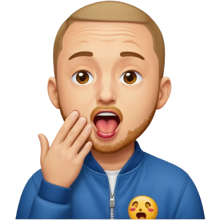 mac miller yawning emoji emoji