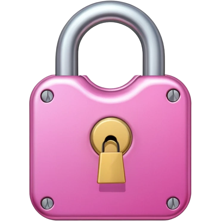 pink lock unlocked emoji