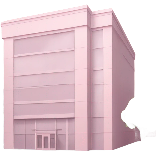 Pink building emoji