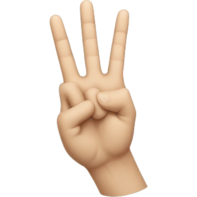 A hand throwing up the rock horns sign emoji