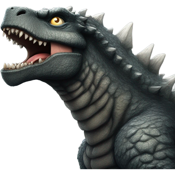 Crying Godzilla  emoji