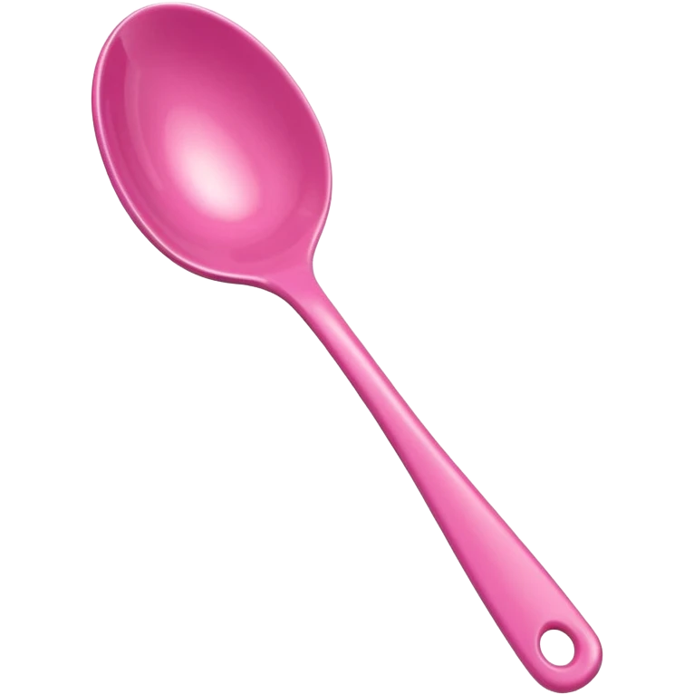 pink spoon emoji
