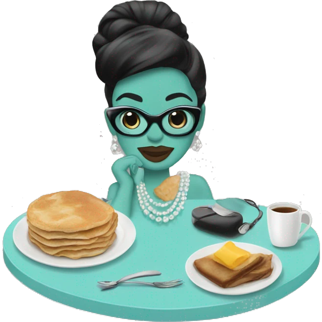 breakfast at tiffany’s  emoji