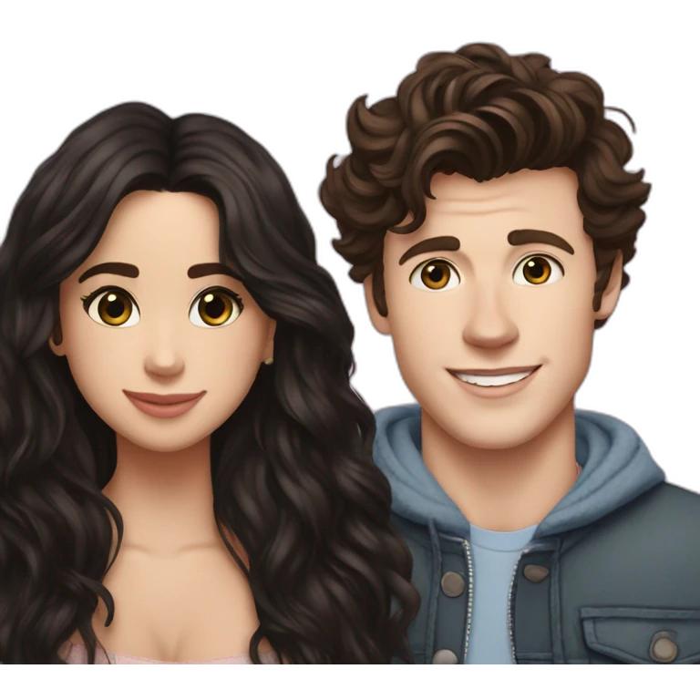 Shawn mendes and Camila Cabello emoji