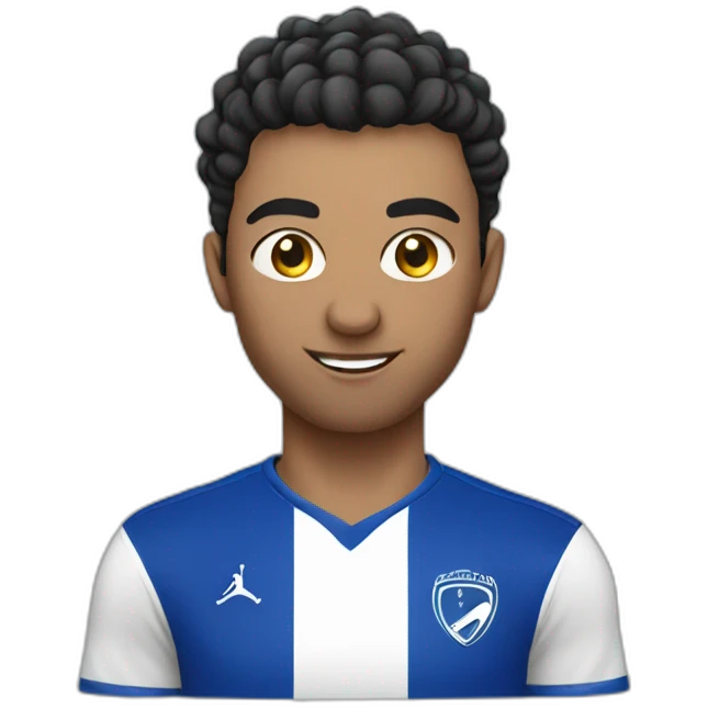 Hilal player with champion emoji