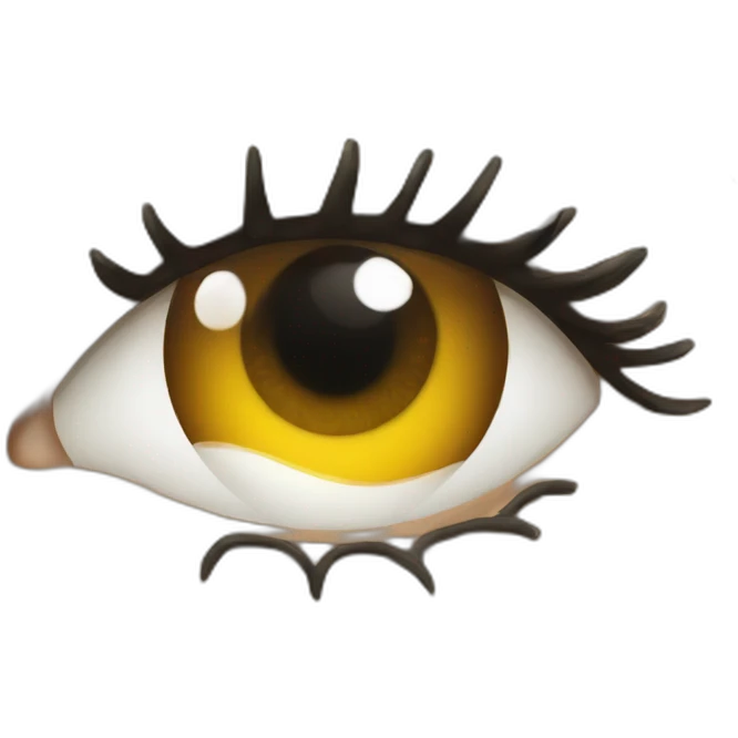 Eye lash emoji