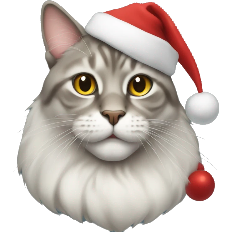 Cat Santa  emoji