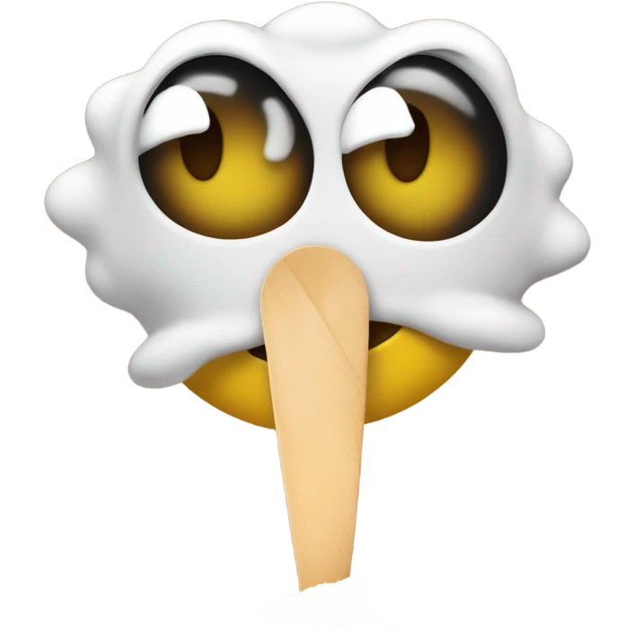 Emoji eating flour  emoji