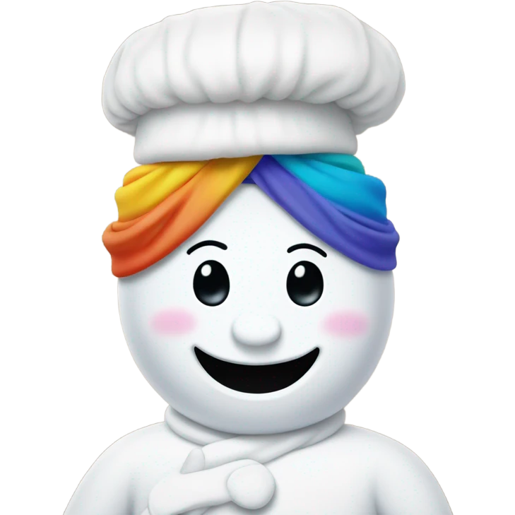 Pilsbury doughboy wearing a turban emoji