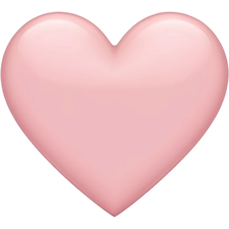 pale pink heart emoji