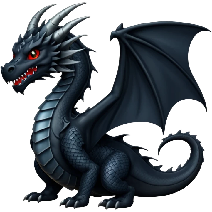 black dragon emoji