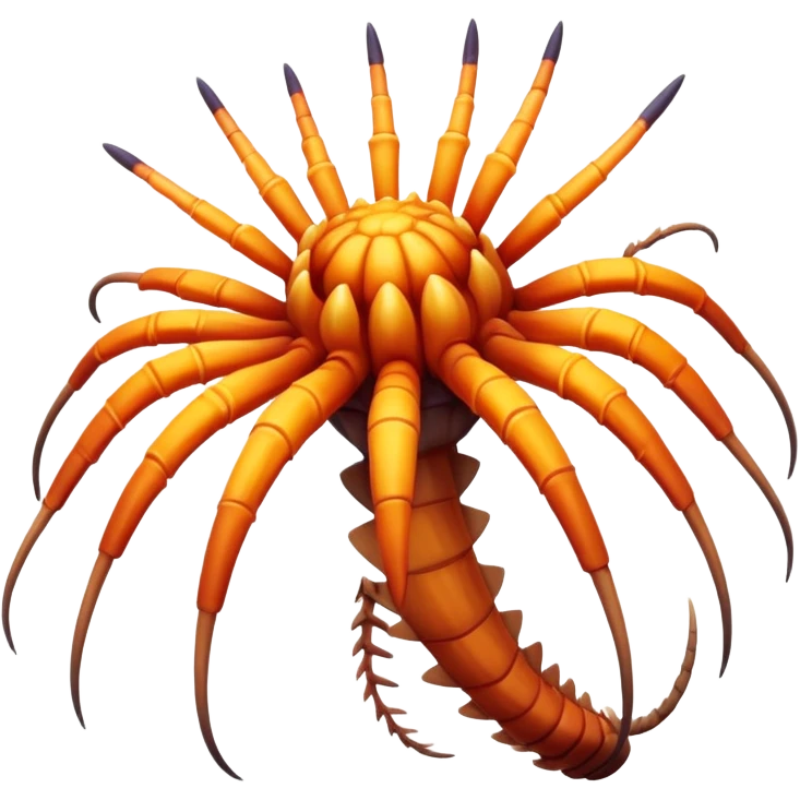 Crie um emoji colorido do parasita Hallucigenia de attavk on titan  emoji