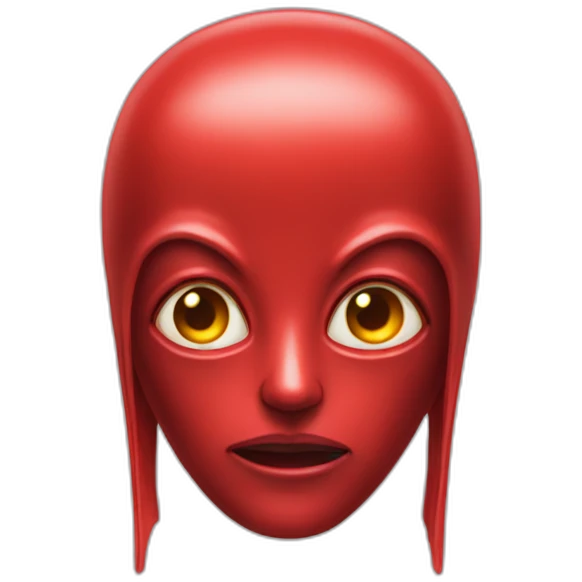 extraterrestre rojo emoji