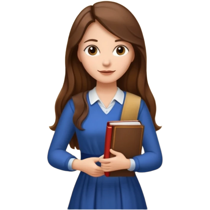 woman teacher in 19 century (full body version) emoji