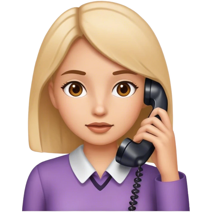 Girl on the phone  emoji