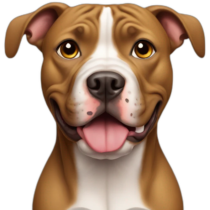 pitbull standing emoji