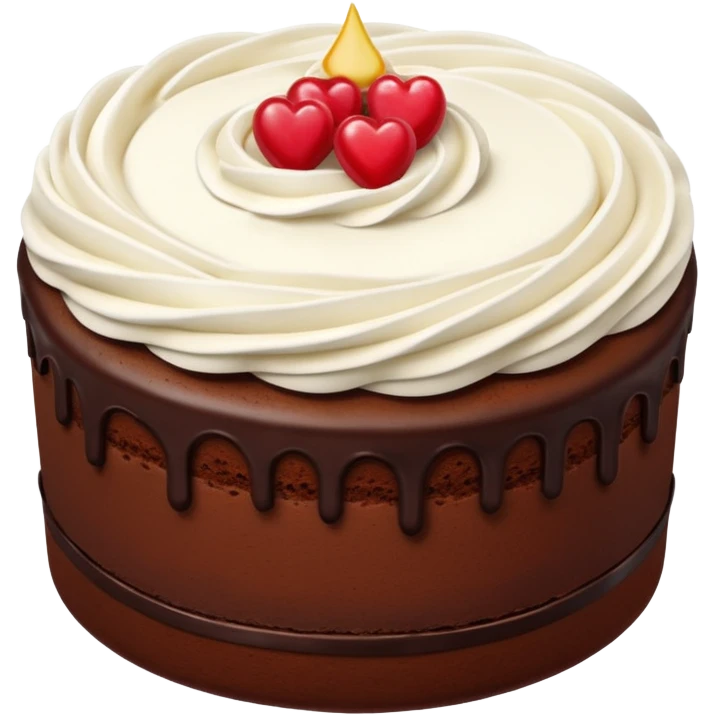 Chocolate cake emoji