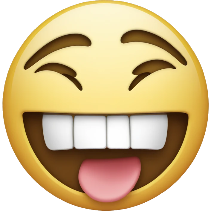Laughing face with ok sign emoji