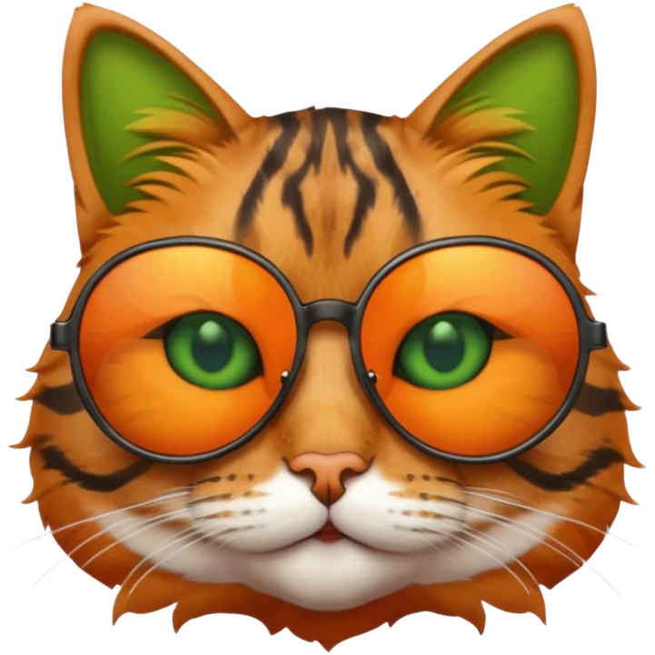 Cat wearing sunglasses emoji