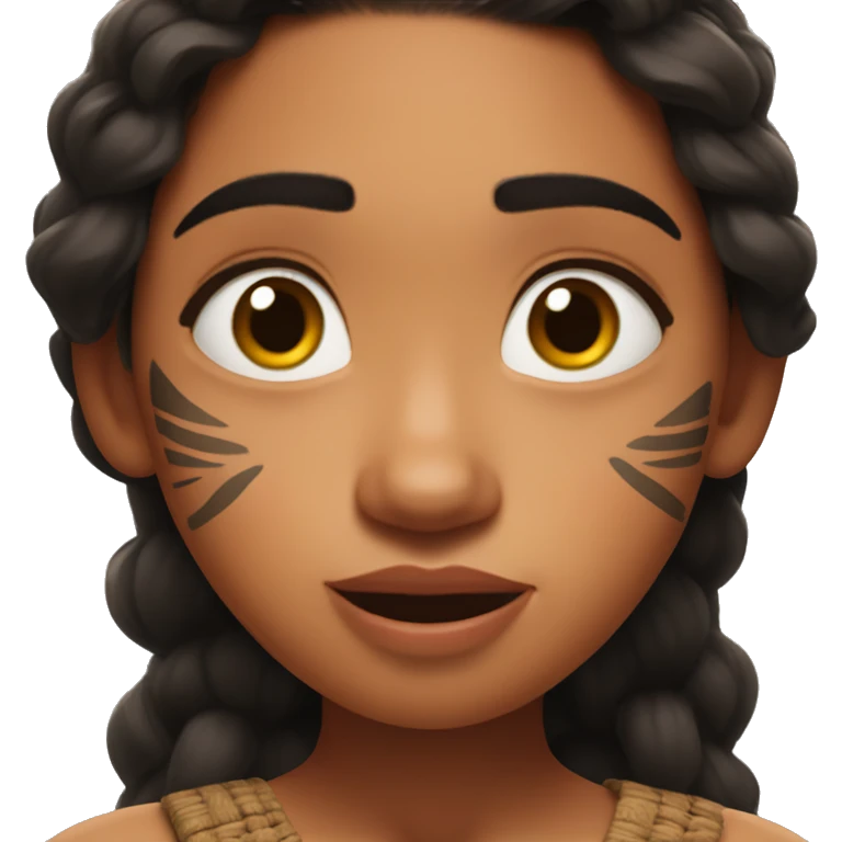 moana with eyes closed emoji