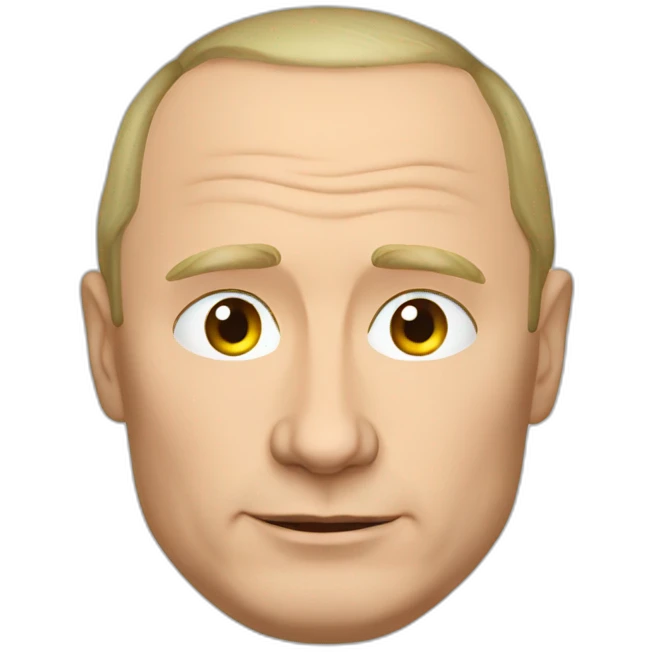 putin with close eyes emoji