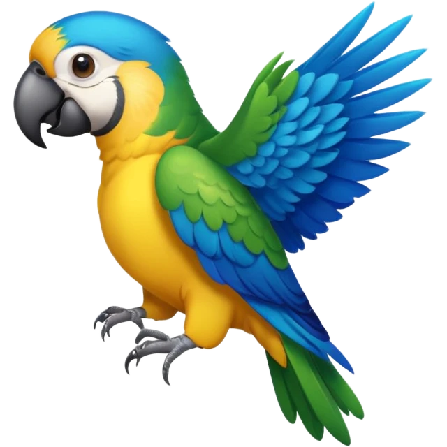 colorful parrot  emoji