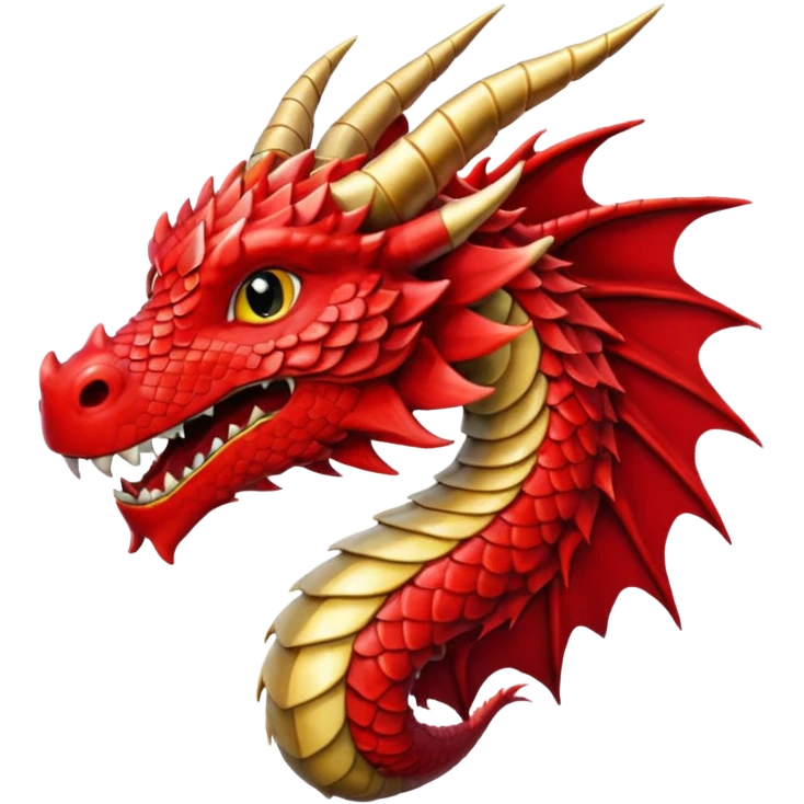red dragon 4k real emoji