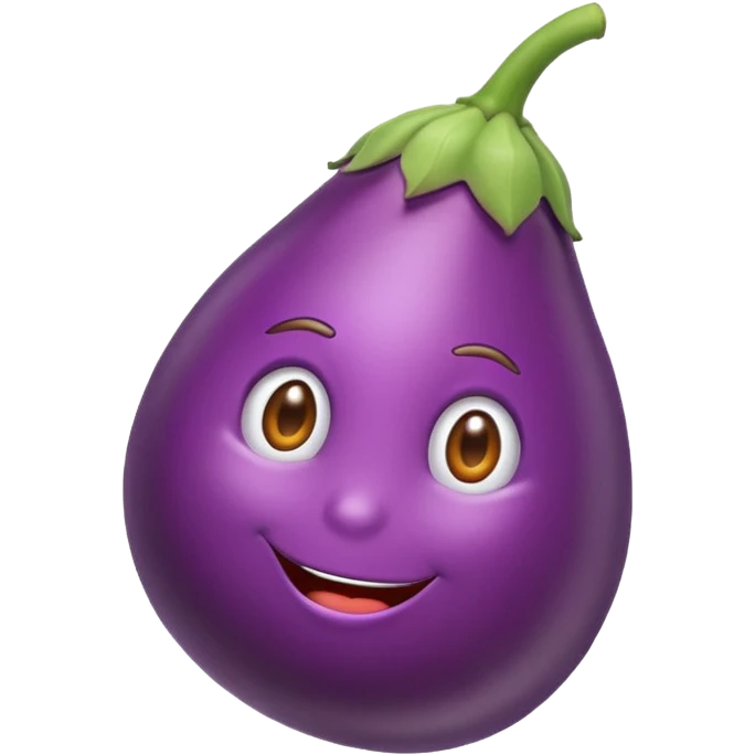 Eggplant shooting emoji
