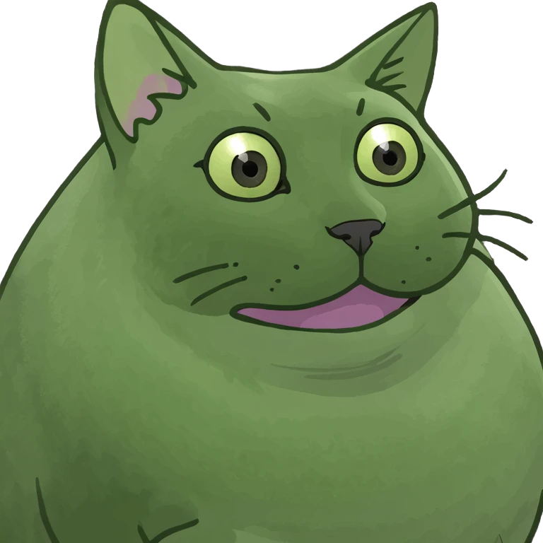 Cat on a eggplant  emoji
