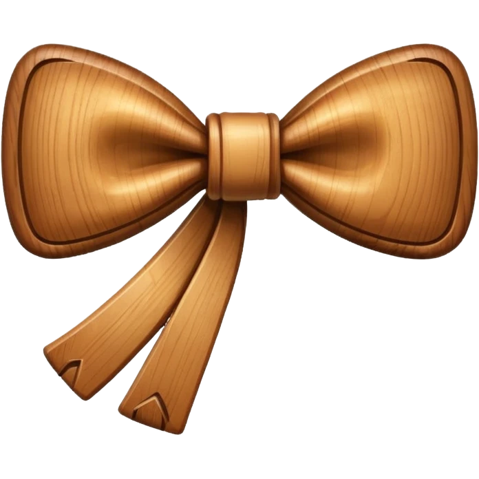 Realistic bow emoji