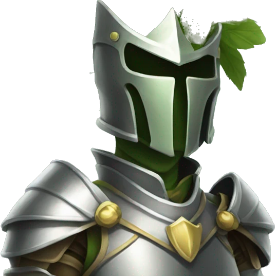 humanoid plant knight emoji