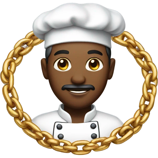 Chef with gold chain  emoji